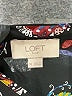Ann Taylor LOFT Outlet 100% Polyester Black Short Sleeve Blouse Size XL - photo 4
