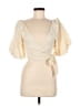Venus Ivory Short Sleeve Blouse Size S - photo 1