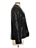 St. John Collection Metallic Black Blazer Size 12 - photo 4