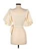 Venus Ivory Short Sleeve Blouse Size S - photo 2