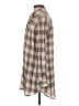 Zara Basic Plaid Tan Long Sleeve Blouse Size S - photo 5