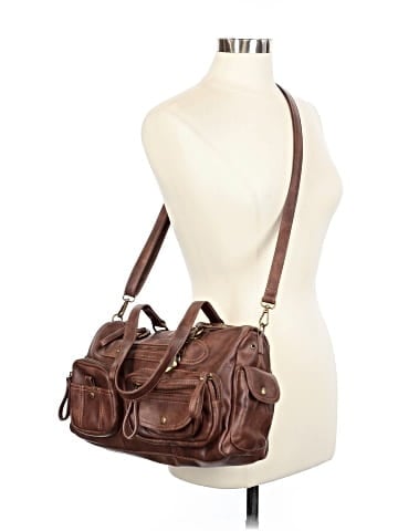 Triste Leather Satchel (view 2)