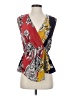 Baraschi 100% Polyester Yellow Sleeveless Blouse Size XS - photo 1