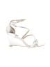 Badgley Mischka Silver Wedges Size 10 - photo 1