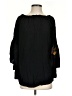 Feathers 100% Rayon Black 3/4 Sleeve Blouse Size S - photo 1