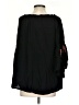 Feathers 100% Rayon Black 3/4 Sleeve Blouse Size S - photo 2