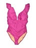 J.Crew Color Block Pink One Piece Swimsuit Size 18 - photo 1