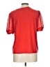 CeCe Red Short Sleeve Top Size L - photo 2