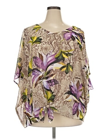 JM Collection 3/4 Sleeve Blouse (view 1)