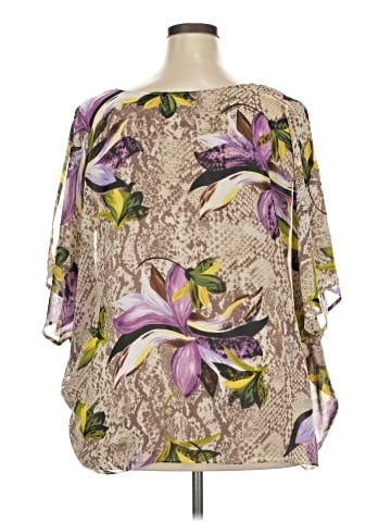 JM Collection 3/4 Sleeve Blouse (view 2)