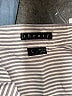Theory 100% Cotton Stripes Gray Long Sleeve Button-Down Shirt Size L - photo 7