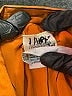 Neiman Marcus 100% Silk Stripes Orange Long Sleeve Silk Top Size 12 - photo 6