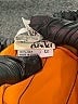 Neiman Marcus 100% Silk Stripes Orange Long Sleeve Silk Top Size 12 - photo 7
