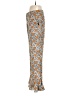 Topshop 100% Polyester Print Brown Casual Pants Size 4 - photo 5