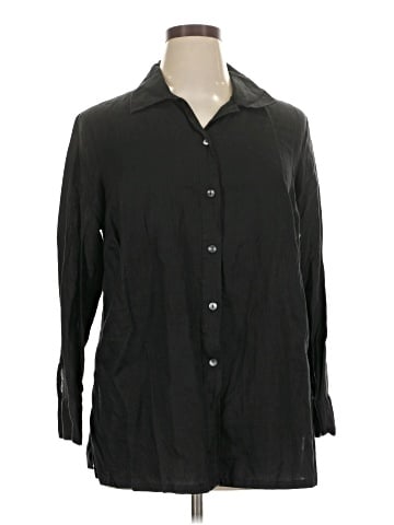 Mercer & Madison 3/4 Sleeve Button-Down Shirt (view 1)