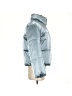 Old Navy 100% Nylon Metallic Silver Snow Jacket Size S - photo 4