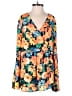 GB 100% Polyester Floral Orange Romper Size XS - photo 1