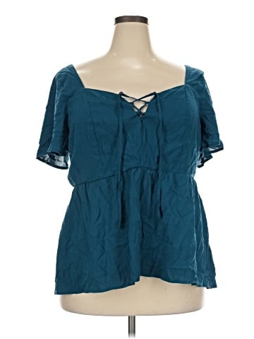 Torrid Short Sleeve Blouse (view 1)