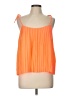 Gianni Bini 100% Polyester Orange Sleeveless Blouse Size L - photo 1