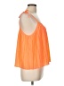 Gianni Bini 100% Polyester Orange Sleeveless Blouse Size L - photo 4