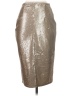 Abercrombie & Fitch 100% Polyester Metallic Silver Formal Skirt Size XS - photo 2