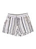Marissa Olivia Stripes Silver Shorts Size S - photo 1