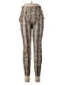 Hue Animal Print Brown Casual Pants Size M - photo 1