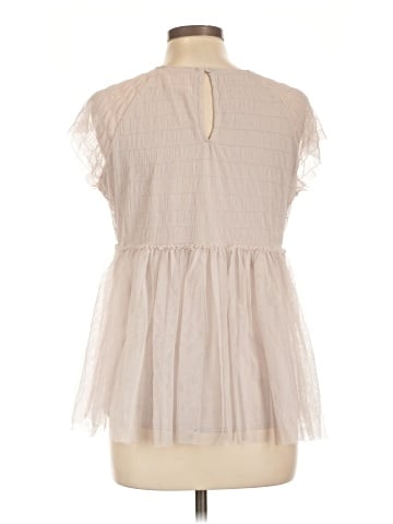 Lauren Conrad Short Sleeve Blouse (view 2)