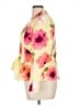 Bob Mackie Floral Pink Yellow Blazer Size 16 - photo 5