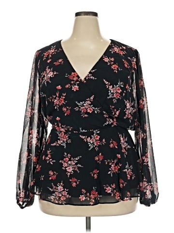 City Chic Long Sleeve Blouse (view 1)