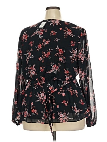 City Chic Long Sleeve Blouse (view 2)