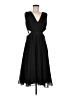 ASOS 100% Polyester Solid Black Cocktail Dress Size 8 - photo 1