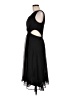 ASOS 100% Polyester Solid Black Cocktail Dress Size 8 - photo 5