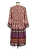 Daniel Rainn 100% Polyester Paisley Brown Casual Dress Size M - photo 2