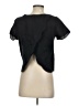 Madewell 100% Linen Black Short Sleeve Top Size S - photo 2