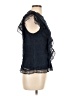 Guest Editor 100% Polyester Blue Sleeveless Blouse Size L - photo 4
