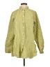 Lands' End 100% Cotton Checkered-gingham Yellow Long Sleeve Button-Down Shirt Size S - photo 1