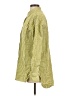 Lands' End 100% Cotton Checkered-gingham Yellow Long Sleeve Button-Down Shirt Size S - photo 5
