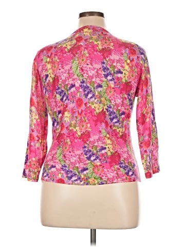 Garnet Hill 3/4 Sleeve Blouse (view 2)