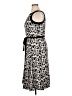 Perceptions Graphic Black Casual Dress Size 14 Petite - photo 5