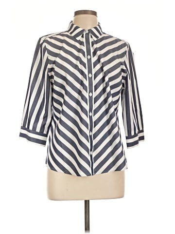 Chico's 3/4 Sleeve Button-Down Shirt (view 1)