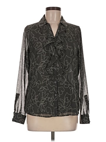 Calvin Klein Long Sleeve Blouse (view 1)