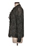 Calvin Klein 100% Polyester Gray Long Sleeve Blouse Size M (petite) - photo 5