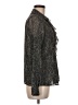 Calvin Klein 100% Polyester Gray Long Sleeve Blouse Size M (petite) - photo 4