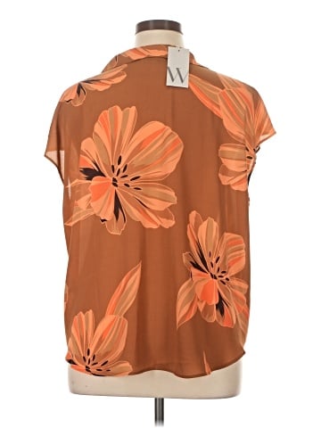Worthington Short Sleeve Blouse (view 2)
