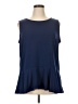 Liz Claiborne Blue Sleeveless Top Size 0X - photo 1