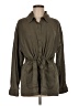 Express 100% Lyocell Green Long Sleeve Button-Down Shirt Size M - photo 1