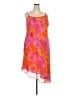 Venezia 100% Polyester Tropical Orange Cocktail Dress Size 18 - 20 Plus - photo 1