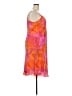 Venezia 100% Polyester Tropical Orange Cocktail Dress Size 18 - 20 Plus - photo 4