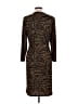 Kasper Paisley Brown Casual Dress Size L - photo 2